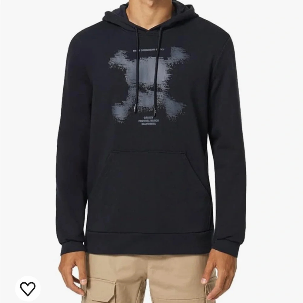 Oakley Men's Size 2X Black Skull Pullover Hoodie Sweatshirt